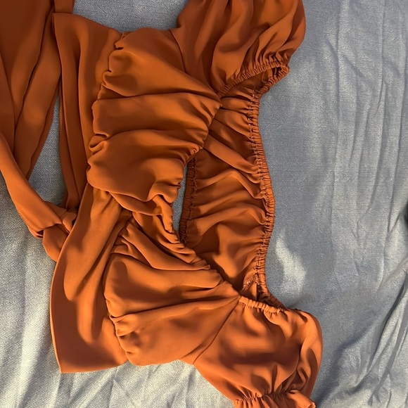 SHEIN Tops Shein Brown Top Poshmark